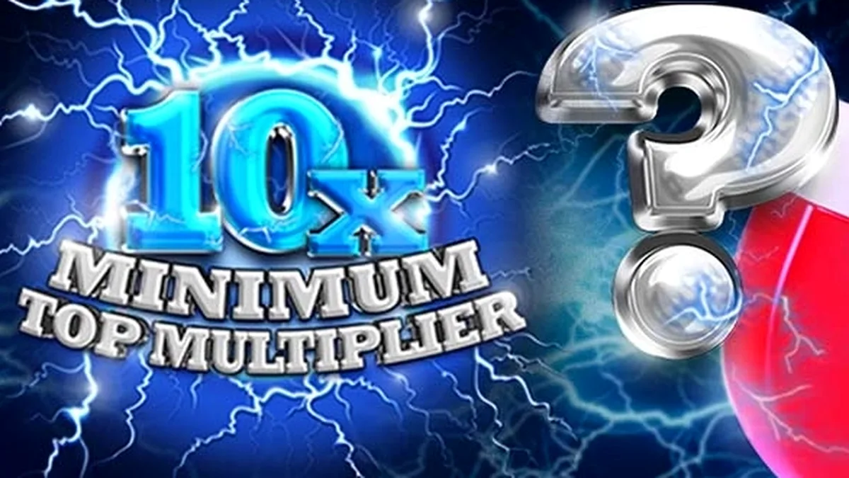 Tampilan antarmuka permainan slot 10x Minimum Top Multiplier